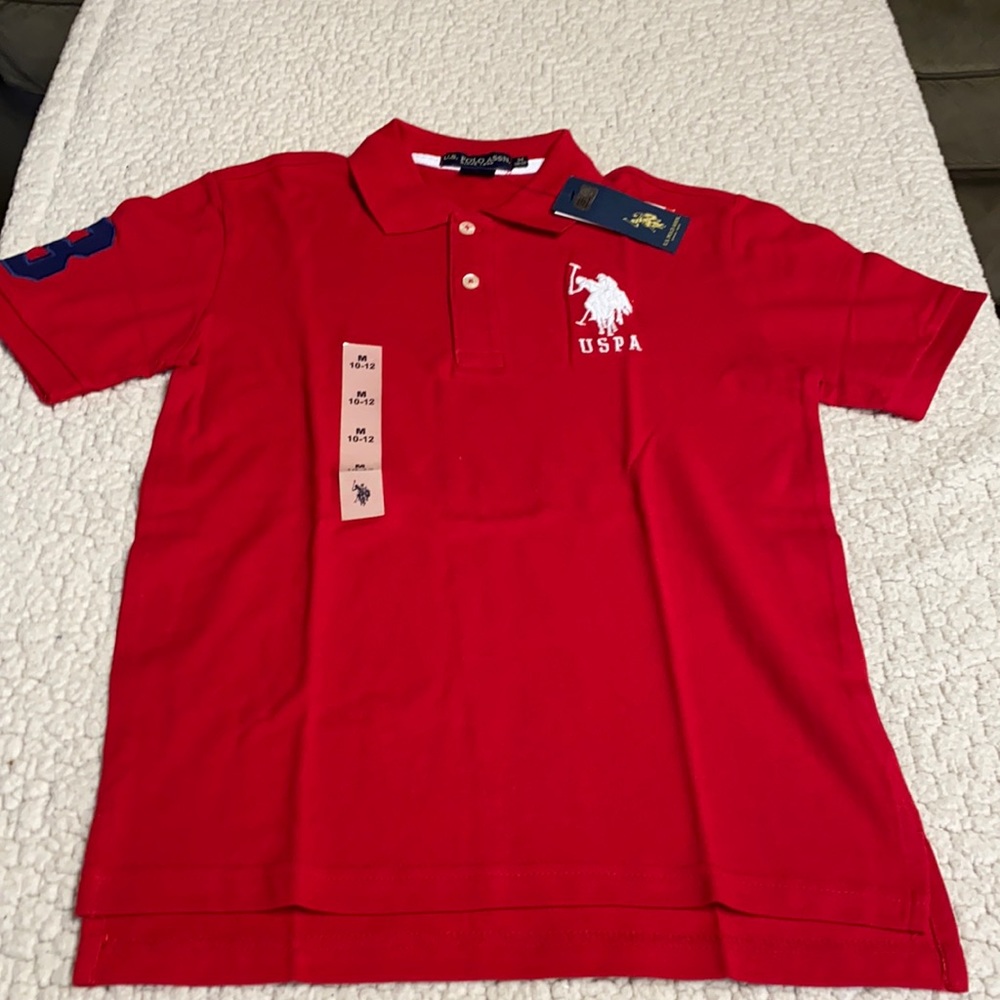 Us Polo Assn. NEW WITH TAG, Boys polo shirt, size M (10-12)